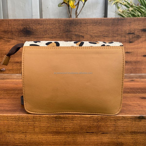 2024 fábrica nueva mujer Animal estampado de gamuza reciclada borla bandolera gran capacidad coloridos bolsos de hombro de cuero - Product Image 5