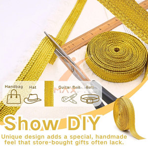 Último Estilo en Trenzas y Lazos de Hilo de Color Sólido, Trenzas y Lazos de Hilo de Alta Calidad - Product Image 3