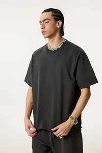 Premium 100% Cotton 280 GSM Drop Shoulder T-Shirt <b>Animal</b> Print Formal O-Neck Dobby Fabric Breathable Eco-Friendly Mineral Wash - Product Image 5
