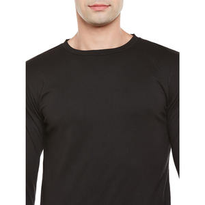 Nuevas Camisetas de Hombre 100% Algodón, Cuello Redondo, Manga Larga, Ajuste Cómodo, Estilo Urbano, Ecológicas, Colores y Tallas Personalizables - Product Image 5