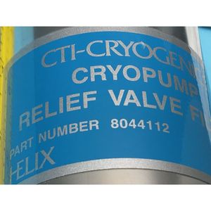 CTI-CRYOGENICS 8044112 วาล์วระบายแรงดัน Cryopump - อุปกรณ์และอะไหล่เซมิคอนดักเตอร์ระดับโลกที่เชื่อถือได้ - Product Image 1