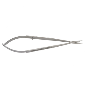 Microtijeras Castroviejo de 18 cm, Curvas, de Acero Inoxidable, Instrumento Quirúrgico de Precisión para Odontología, Oftalmología y Microcirugía - Product Image 3