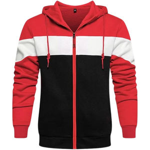 Sweat à capuche streetwear pour homme OEM personnalisé de haute qualité, vierge, zippé, vintage, double couche, délavé à l'acide, effet soleil, usé, avec poches, 100% coton - Product Image 3