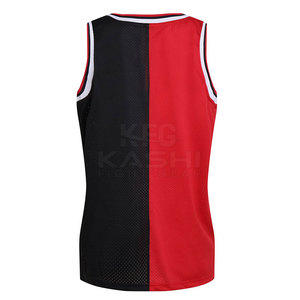 เสื้อบาสเก็ตบอลฝึกซ้อมแบบสั่งทำรุ่นใหม่ ระบายอากาศได้ดี ซับเหงื่อ ผ้าตาข่าย โพลีเอสเตอร์ 100% ออกแบบมาเพื่อ - Product Image 2