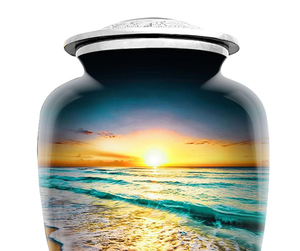 Wholesale Metal Cremation Urns <b>for</b> Adult Human <b>Ashes</b> Modern Design Funeral Supplies <b>Casket</b> Memorial Keepsake - Product Image 5