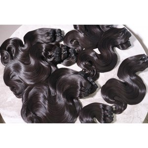 Cheveux humains vierges vietnamiens naturels noirs, ondulés, soyeux, brillants, double épaisseur, sans couture, rebondissants, à clipser, toutes couleurs - Product Image 6