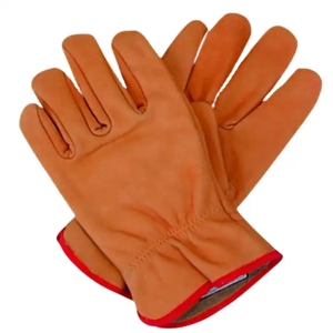 Long-Lasting Sheep Grain Leather Reflective Safety Work <b>Gloves</b> for Industrial Construction Enhanced Hand Protection - Product Image 4