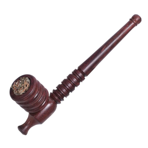 Pipe à tabac vintage de luxe faite à la main pour homme, en bois laqué FAIZA CRAFT FC-8066, écologique, forme personnalisée, finition givrée, vintage - Product Image 5