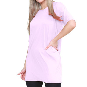 ZZH YF2199 Women's Short Sleeved T-<b>shirt</b> Thin Fit Loose & Slimming 100% Cotton Breathable Trendy & Versatile - Product Image 3
