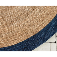 Tapis de table pliable en jute et herbe de mer, fait main, imperméable, épaisseur moyenne, design simple, écologique et durable, pour la maison