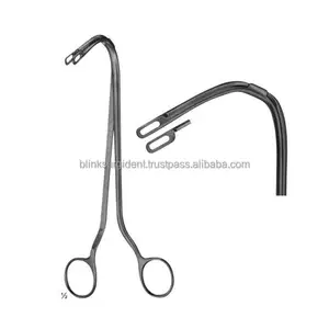 Pinze per calcoli renali ganasce seghettate ganasce curve 23cm strumenti chirurgici per urologia inossidabile pinze kidny