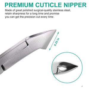 Cortauñas Profesional de Acero Inoxidable con Apertura de Mandíbula Ancha y Puntas Afiladas Redondeadas para Uñas Gruesas - Uso Sencillo para Bebés, Niños y Adultos - Product Image 3