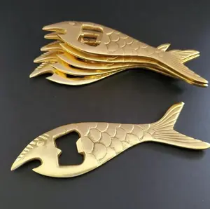 Abrebotellas de pescado personalizable, hecho de metal, perfecto para casas, bares y cualquier otro lugar