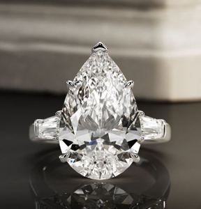 Prix d'usine en gros Diamant en vrac taille poire cultivé en laboratoire certifié IGI 15,00 CT Couleur FG Clarté VVS2 VS1 Coupe excellente CVD HPHT - Product Image 2
