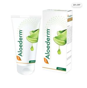 Crème pour la peau Aloederm 50g Crème hydratante et apaisante pour peaux sèches et sensibles - Product Image 1
