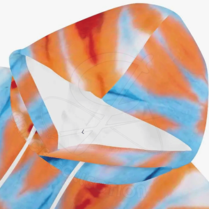 เสื้อฮู้ดดี้ลายมัดย้อมคุณภาพพรีเมียม ทันสมัย ผลิตจากผ้าฝ้าย 100% สีสันสดใส สวยงามและสวมใส่สบายสำหรับฤดูใบไม้ผลิ - Product Image 3