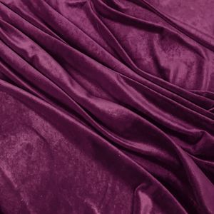 Dark Wine Micro Velvet Fabric 100% Polyester Woven Brushed Sueded Medium Weight 130 GSM Modern Plain Apparel Decor Textile - Product Image 3