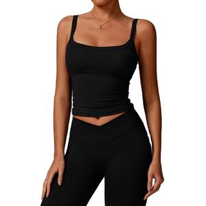 ซื้อเสื้อกล้ามสำหรับเล่นโยคะระบายอากาศได้ดีของผู้หญิงเสื้อฟิตเนสรัดรูปแห้งเร็วพร้อม2026เปิดหลัง - Product Image 5