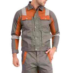 Chaquetas de Trabajo de Tela Twill Resistente para Clima Frío, Tareas de Mantenimiento de Infraestructura, Uniforme Industrial - Product Image 3