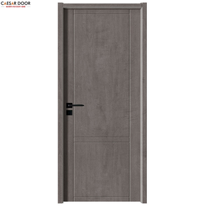 Porte intérieure professionnelle en composite bois-plastique (WPC) silencieuse et écologique avec cadre, design moderne et populaire - Product Image 1