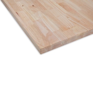 Comptoir en bois d'hévéa directement de l'usine pour îlots de cuisine, plans de travail, fabrication de meubles et d'armoires sur mesure - Product Image 3
