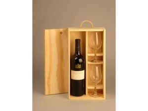 Porte-bouteilles en bois écologique pour comptoir de cuisine, organiseur de bouteilles de vin, support de rangement en bois naturel pour table à manger - Product Image 1