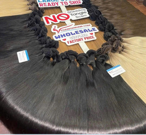 Extensions de cheveux tissés à la main Black Friday 2025, 100% cheveux vierges humains vietnamiens, couleur personnalisée, cheveux vierges - Product Image 4