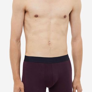 Boxers mi-hauts pour hommes de marque, en polyester, sans couture, respirants, vente en gros - Product Image 2