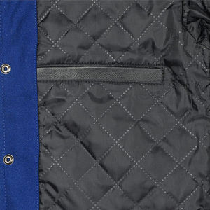 Chaqueta Varsity de Invierno de Forro Polar Estilo Cool Personalizada, Chaqueta Bomber de Béisbol de Cuero para Hombre, Venta Caliente 2026 - Product Image 5