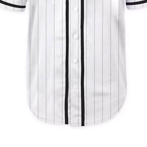 Camiseta de béisbol sublimada de fábrica, estampada en toda la superficie con contraste de color, malla transpirable, tallas juveniles/adultas, OEM - Product Image 5