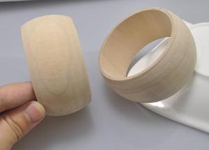MN Exports - Brazalete de Madera Natural Hecho a Mano, Estilo Rústico Étnico, Joyería de Muñeca Boho, Accesorio de Moda Ligero, Cristiano - Product Image 2