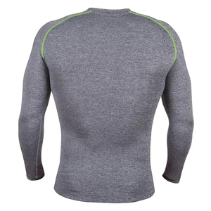 Customize Your Own Logo Heat-Transfer Printed Breathable Full Sleeve <b>Compression</b> MMA Rash Guard Spandex/Polyester for Online - Product Image 3