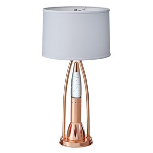 Lampada da Tavolo Moderna con Effetto Acqua Danzante, Decorativa e Lussuosa per Camera da Letto e Arredamento Casa, in Rame - Product Image 4