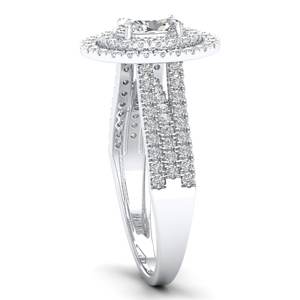 Anillos de Halo de Moissanita con Certificación GRA en Oro Sólido de 14K, Precio al por Mayor REYES, para Mujer, Joyería Fina de Lujo para Regalo de Boda o Compromiso - Product Image 3