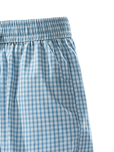 Men's Cotton <b>Polyester</b> <b>Shorts</b> Bermuda Gingham <b>Shorts</b> Relaxed Fit Quick Dry Gym <b>Shorts</b> Casual Breathable Elasticated Waist - Product Image 5