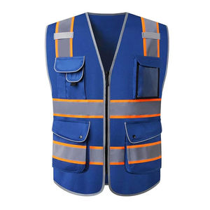 Gilet de sécurité haute visibilité personnalisable unisexe, classe 1 ANSI, classe 2 EN ISO 20471, avec LED clignotante, léger - Product Image 1