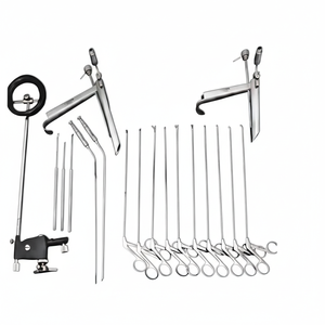 Laryngoscope <b>set</b> on pedestal, laryngeal microsurgery, ENT endoscopic instruments - Product Image 1