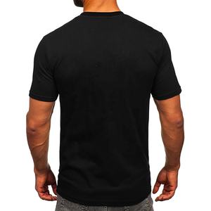 Customizable 100% Cotton Knitted Eco-Friendly Breathable Anti-Wrinkle O-Neck Regular Fit Short Sleeve T-<b>Shirt</b> <b>Men</b> High Quality - Product Image 5