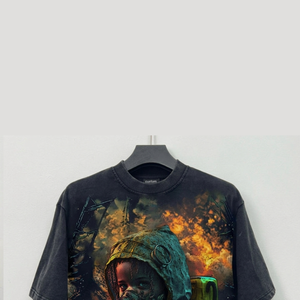 เสื้อยืดพิมพ์ลายกราฟิกผ้าฝ้าย 100% สไตล์วินเทจ คุณภาพพรีเมียม สำหรับทุกเพศ สวมใส่สบาย - Product Image 6