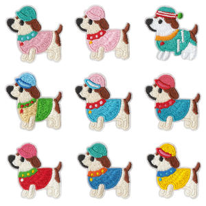 Custom Factory Wholesale Embroidery <b>Patches</b> Iron On Bear Animal <b>Patch</b> 3D Embroidered Badge for Caps <b>Backpacks</b> Jackets Bags OEM - Product Image 5
