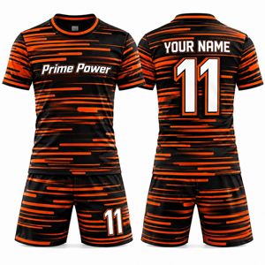 Fabricante de Uniformes de Fútbol Personalizados Prime Power, Camisetas de Fútbol Personalizadas con Pantalones Cortos a Juego, Logotipos, Nombres y Números del Equipo - Product Image 1