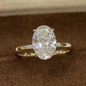 Lab Created Diamond Wedding Band IGI Certified Gold Engagement <b>Rings</b> Women Tennis Matching Stackable <b>Ring</b> <b>Fine</b> Jewelry Supplier - Product Image 1