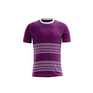 Maillot de football unisexe 100% polyester à manches courtes, personnalisable avec les noms et les numéros des joueurs, les logos de l'équipe, respirant et à séchage rapide - Product Image 3