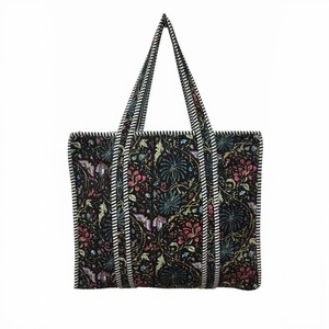 Reusable Medium Parvaaz Exports Jaipur Traditional Casual Tote <b>Bag</b> Quailed Cotton Canvas Eco-Friendly Shopping Carry <b>Bag</b> <b>Long</b> - Product Image 1