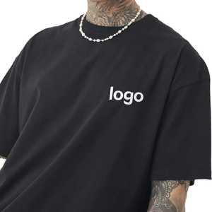 Camiseta de Manga Corta para Hombre, 100% Algodón, Ecológica, de Alta Calidad, con Marca Personalizada, Última Moda, Venta al Por Mayor, Hombros Caídos, Verano - Product Image 4