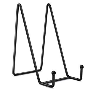 Chevalet de sol noir au design torsadé, dernier cri, qualité supérieure, pliable, pour l'école et la maison - Product Image 5