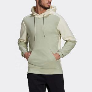 เสื้อฮู้ดผ้าฟลีซมีฮู้ดผ้าคอตตอนโพลีเอสเตอร์แบบสวมทางศีรษะแนวสตรีทสำหรับผู้ชายโลโก้ตามสั่ง - Product Image 1