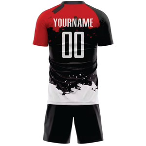 ชุดฟุตบอลรุ่นใหม่ น้ำหนักเบา เสื้อและกางเกงขาสั้น ผลิตตามสั่ง OEM ODM ชุดกีฬา - Product Image 6