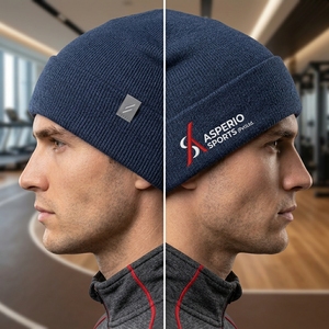 Bonnet tricoté personnalisé haut de gamme – Chaud, doux, confortable, extensible, léger, pour l'extérieur, décontracté et tendance - Product Image 4