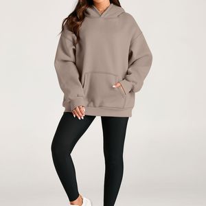 Sudadera con capucha para mujer a precio económico, suave, de forro polar, informal, para chicas, para uso diario en invierno. - Product Image 6